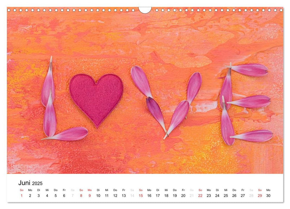 Mein Herz schlägt pink (CALVENDO Wandkalender 2025)
