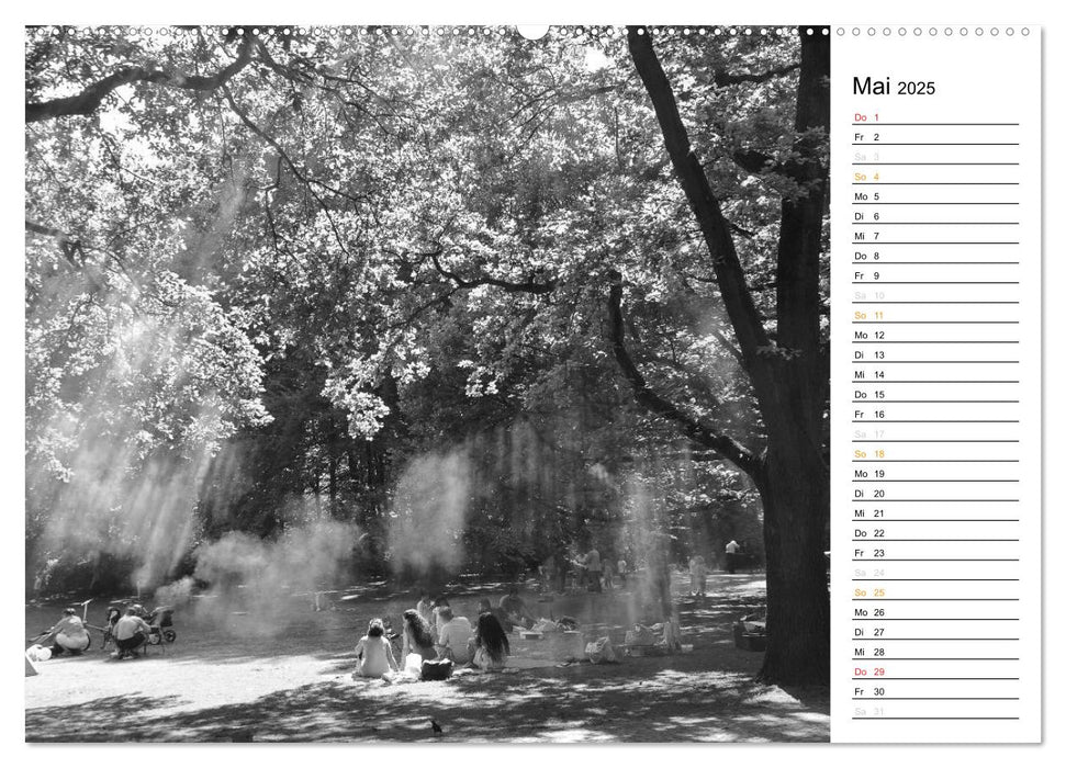 Berliner Straßenfotografie / Geburtstagskalender (CALVENDO Premium Wandkalender 2025)