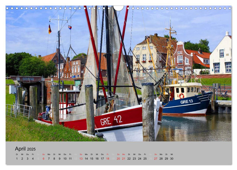 Ostfriesland an der Nordseeküste (CALVENDO Wandkalender 2025)