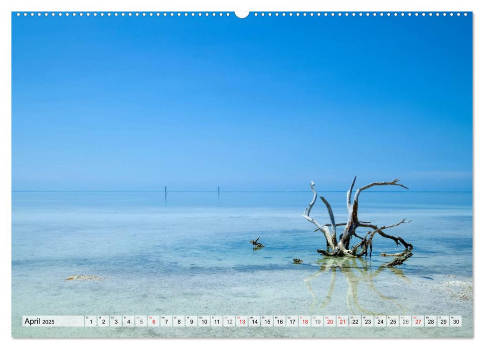 FLORIDA KEYS UND KEY WEST Malerische Reiseroute (CALVENDO Premium Wandkalender 2025)