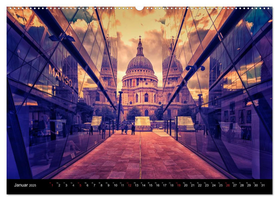 Weltmetropole London (CALVENDO Premium Wandkalender 2025)