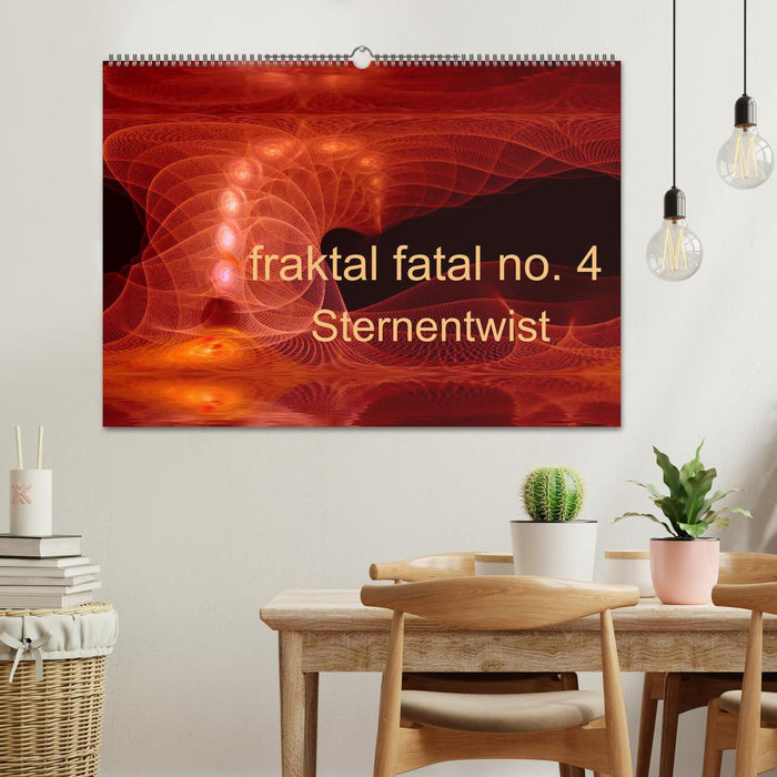 fraktal fatal no. 4 Sternentwist (CALVENDO Wandkalender 2025)