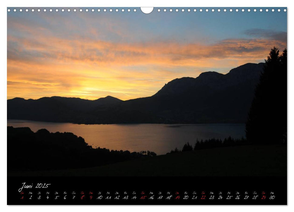 Attersee im Salzkammergut 2025 (CALVENDO Wandkalender 2025)