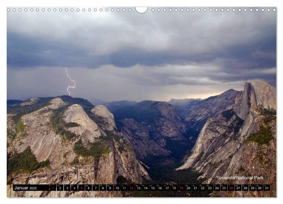 USA - Naturlandschaften des Wilden Westens (CALVENDO Wandkalender 2025)