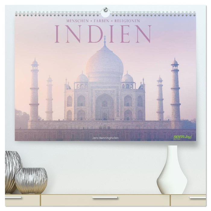 Indien: Menschen • Farben • Religionen (CALVENDO Premium Wandkalender 2025)