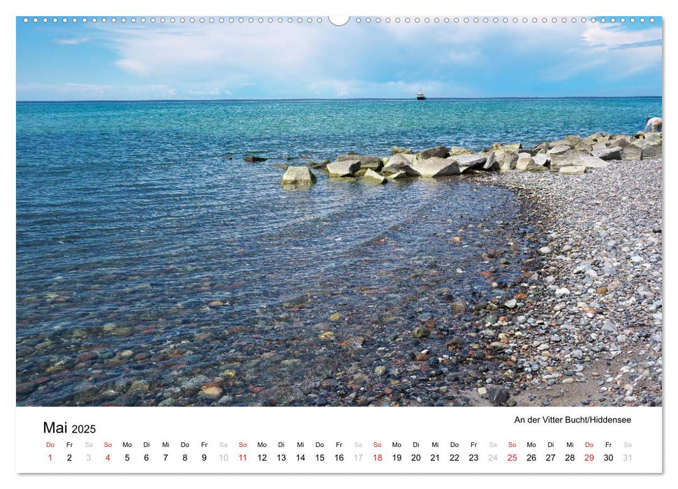 Rügen und Hiddensee (CALVENDO Wandkalender 2025)