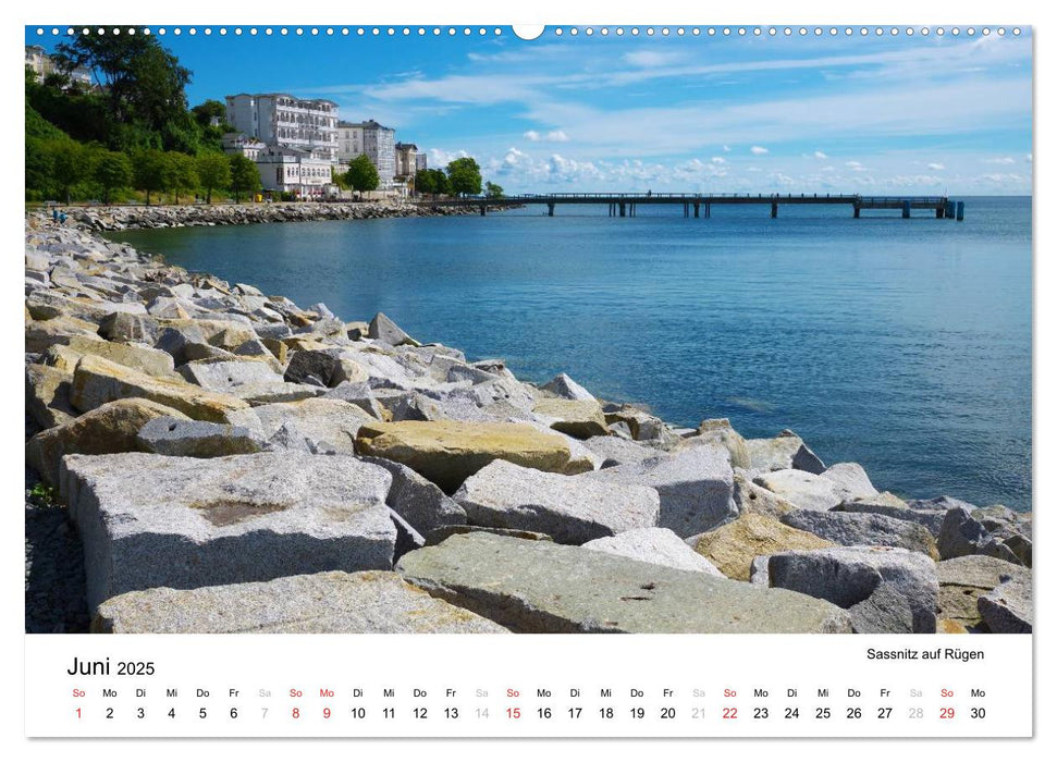 Rügen und Hiddensee (CALVENDO Wandkalender 2025)