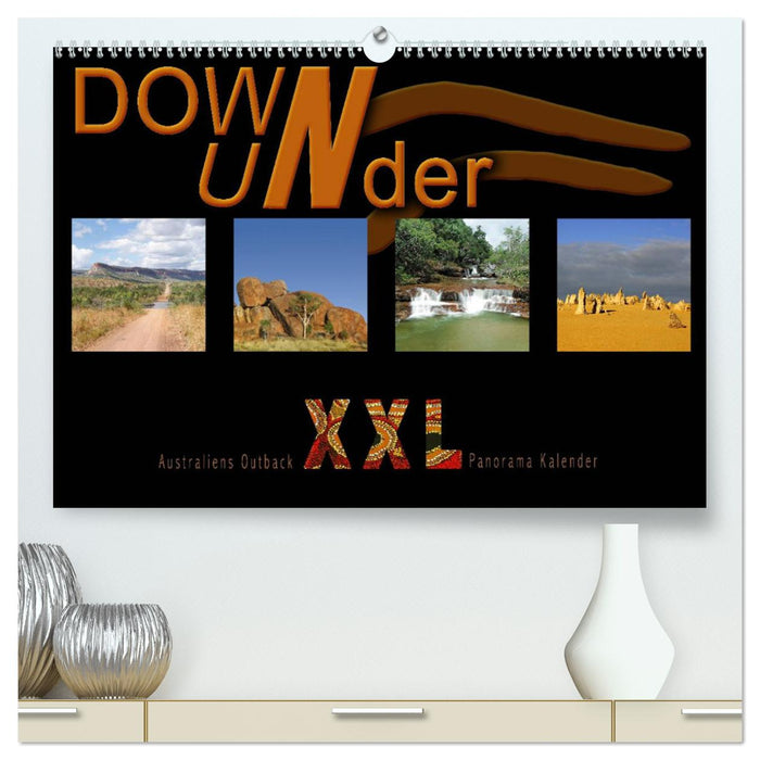 Down Under - Australiens Outback XXL (CALVENDO Premium Wandkalender 2025)