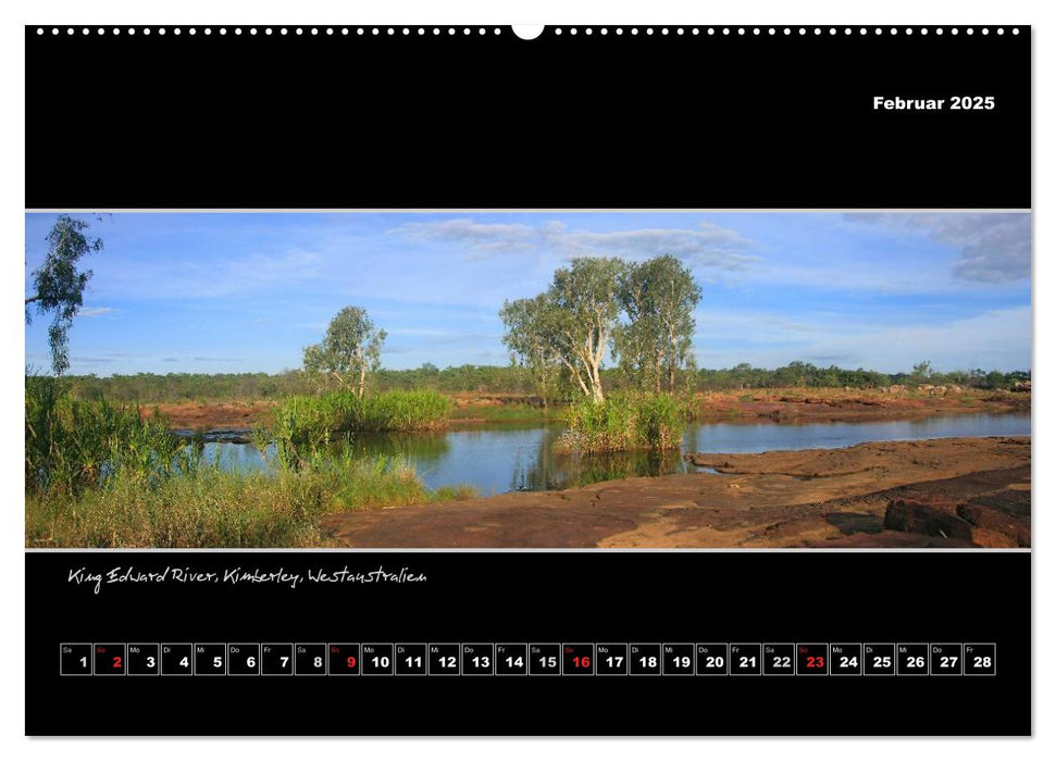 Down Under - Australiens Outback XXL (CALVENDO Premium Wandkalender 2025)