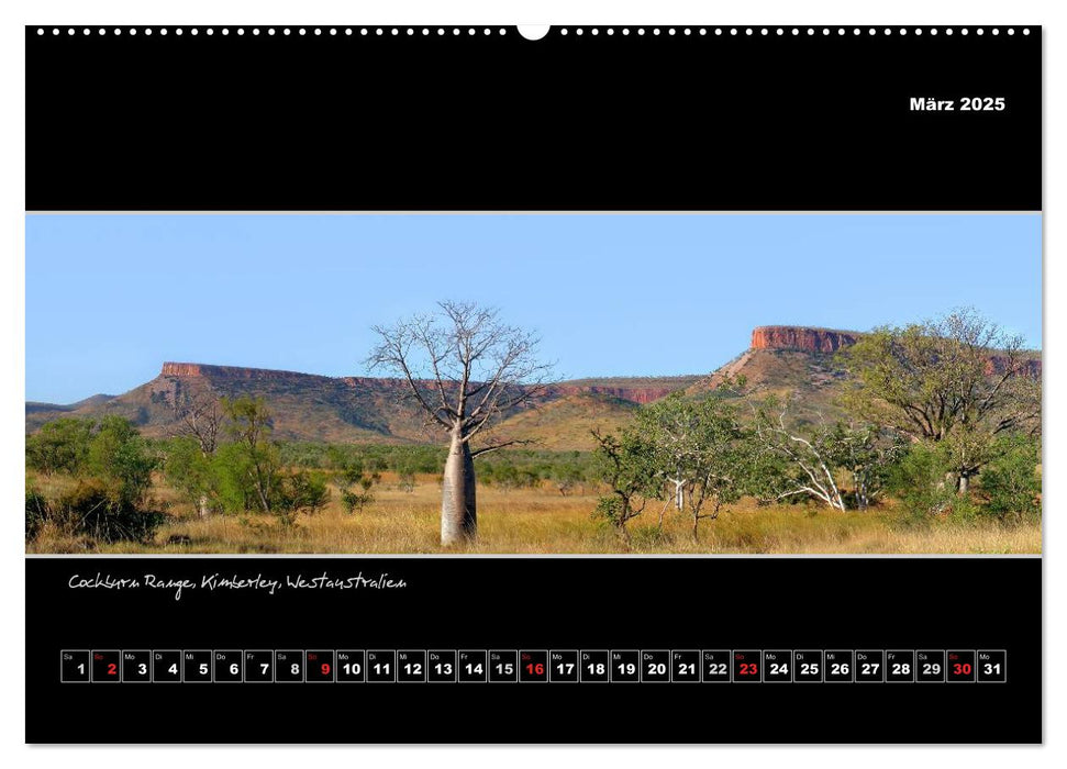 Down Under - Australiens Outback XXL (CALVENDO Premium Wandkalender 2025)