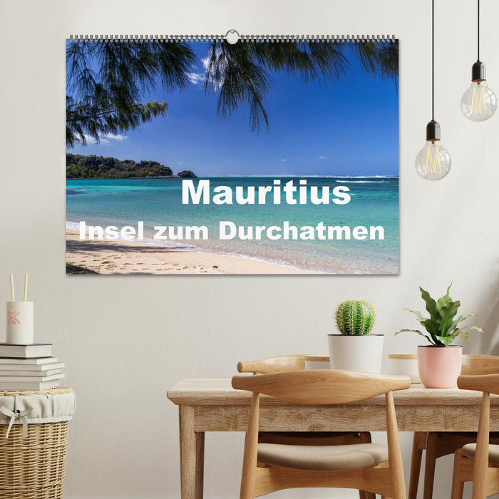 Mauritius - Insel zum Durchatmen (CALVENDO Wandkalender 2025)