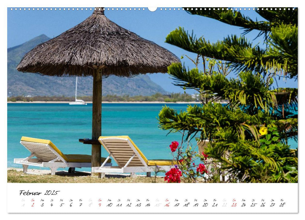 Mauritius - Insel zum Durchatmen (CALVENDO Wandkalender 2025)