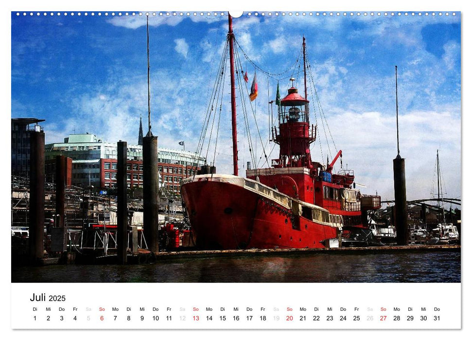 Silberstein porträtiert Hamburg (CALVENDO Premium Wandkalender 2025)