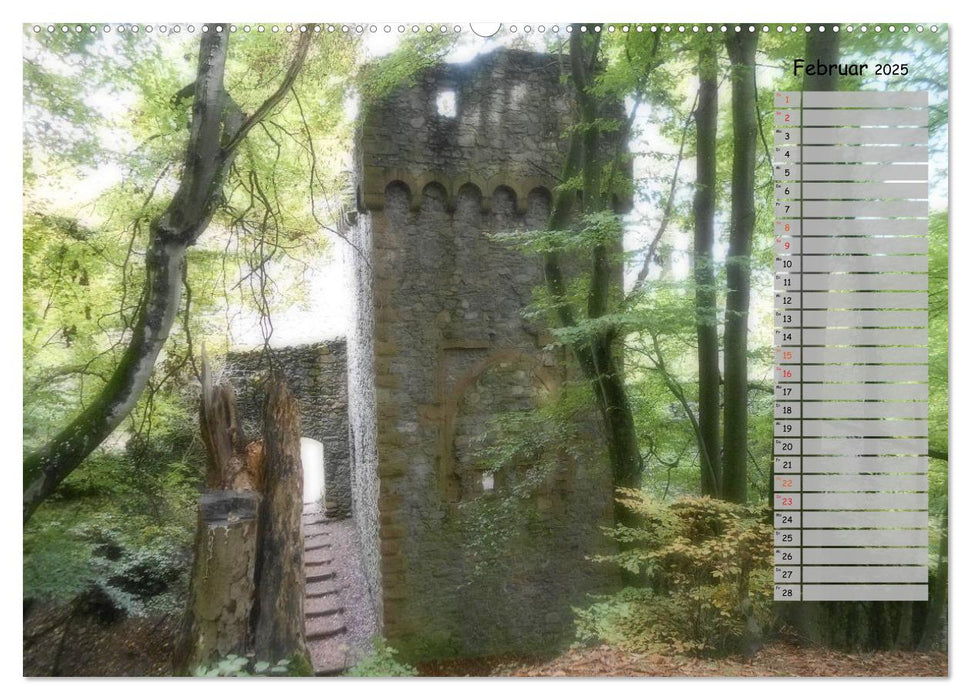 Odenwald - Romantischer Spaziergang (CALVENDO Premium Wandkalender 2025)