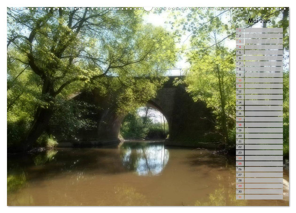 Odenwald - Romantischer Spaziergang (CALVENDO Premium Wandkalender 2025)