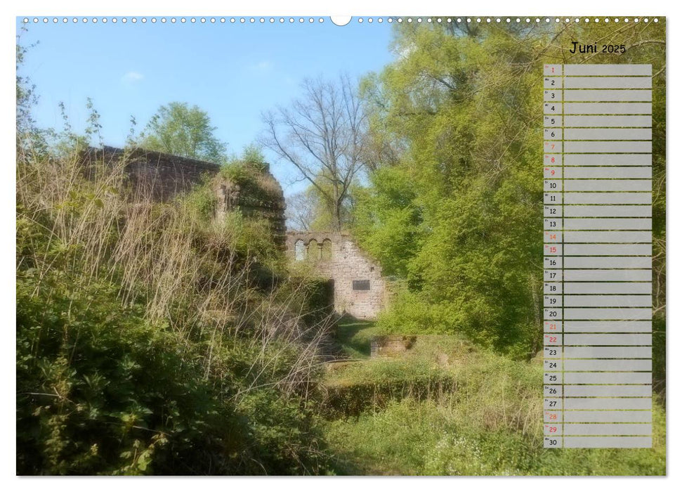 Odenwald - Romantischer Spaziergang (CALVENDO Premium Wandkalender 2025)