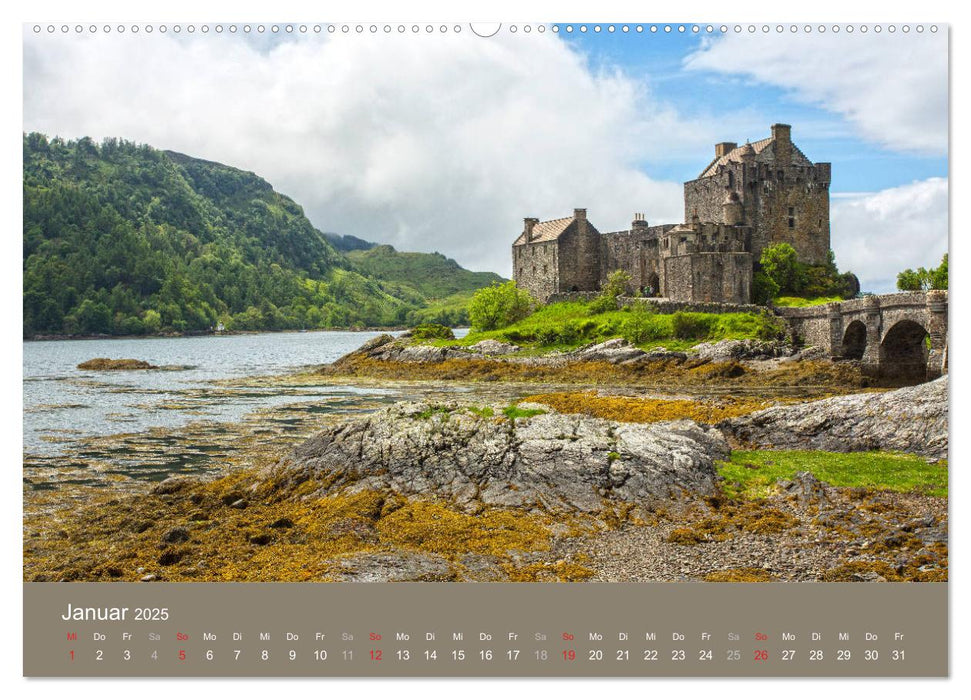 Historisches Schottland (CALVENDO Premium Wandkalender 2025)