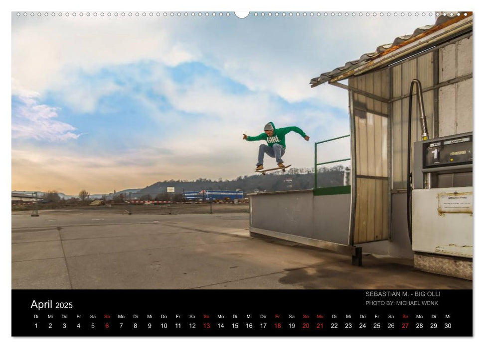 it's Skateboarding - Unterwegs (CALVENDO Premium Wandkalender 2025)