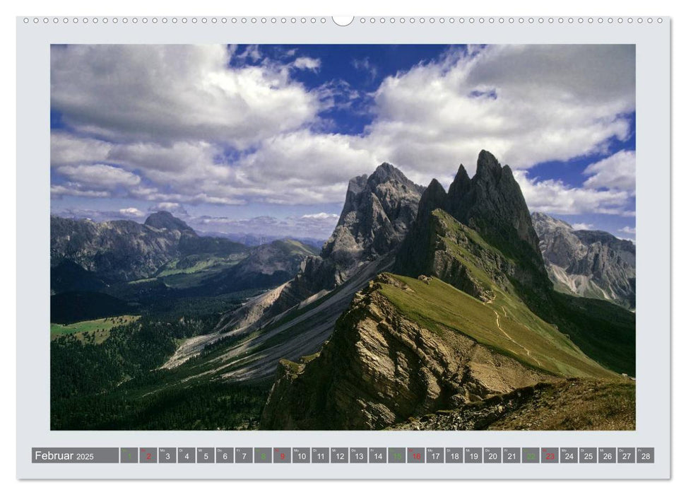 Wunder aus Fels - Die Dolomiten II (CALVENDO Premium Wandkalender 2025)
