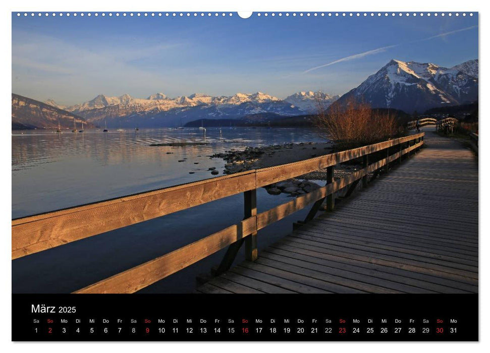 Unterwegs in den Schweizer Bergen - swissmountainview.ch (CALVENDO Premium Wandkalender 2025)