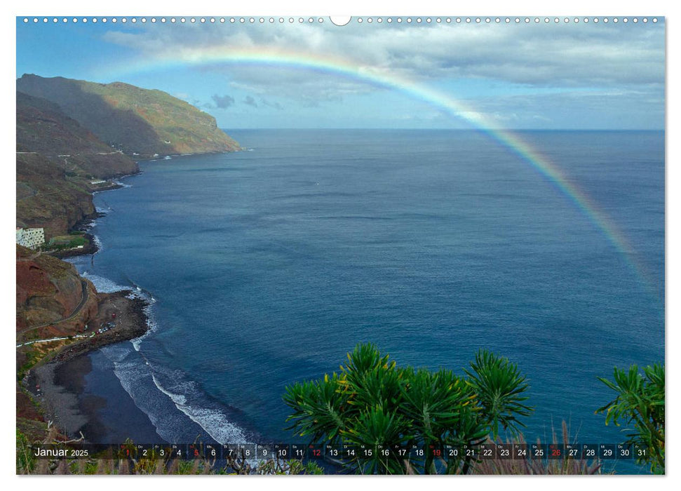 Vulkaninsel im Atlantik, Teneriffa (CALVENDO Premium Wandkalender 2025)