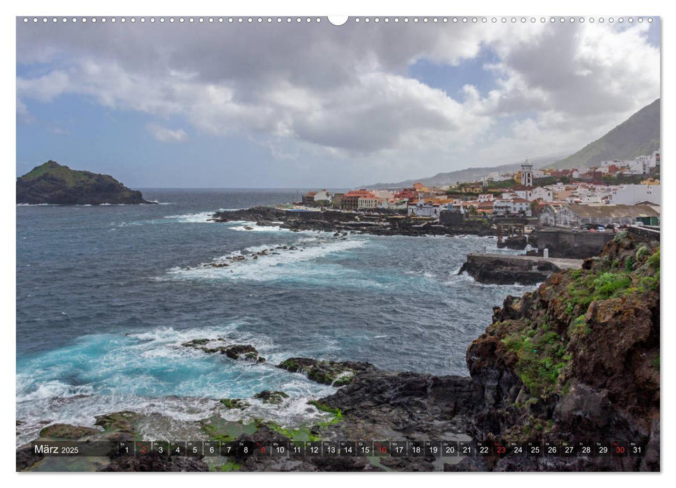 Vulkaninsel im Atlantik, Teneriffa (CALVENDO Premium Wandkalender 2025)