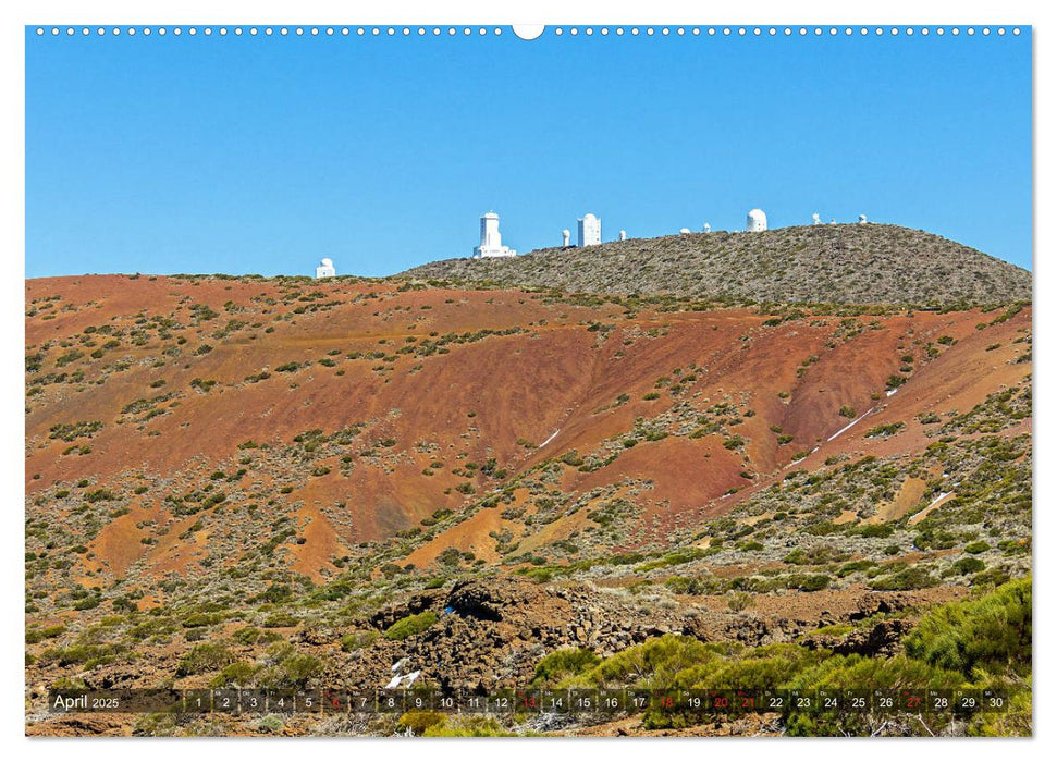 Vulkaninsel im Atlantik, Teneriffa (CALVENDO Premium Wandkalender 2025)