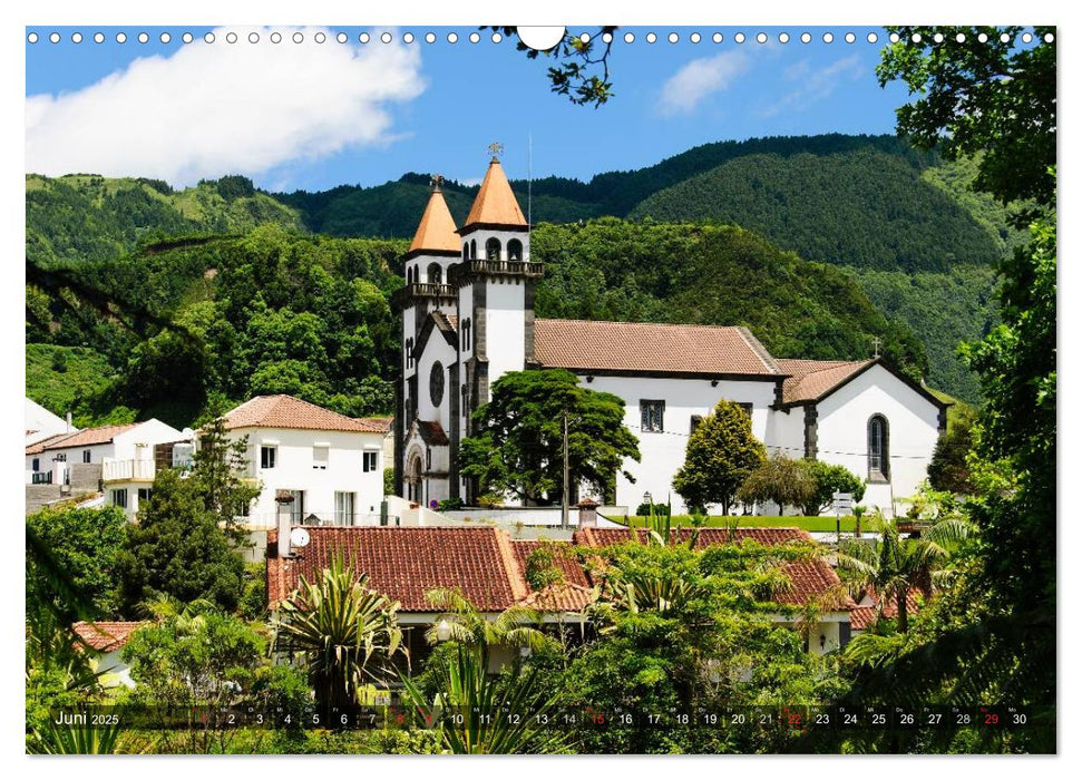 Sao Miguel Azoren (CALVENDO Wandkalender 2025)