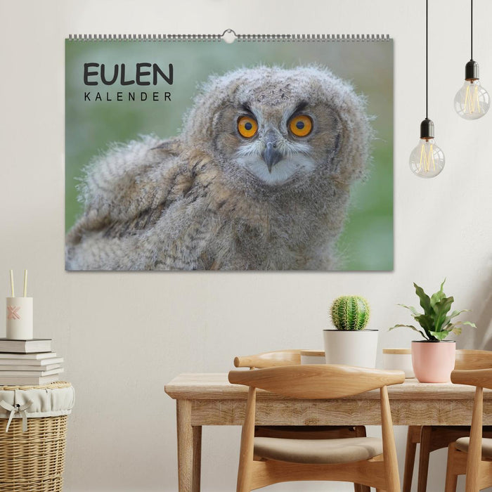 Eulen-Kalender (CALVENDO Wandkalender 2025)