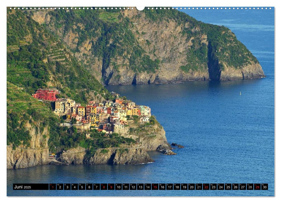 Cinque Terre - Malerische, verträumte Dörfer an der ligurischen Küste (CALVENDO Premium Wandkalender 2025)