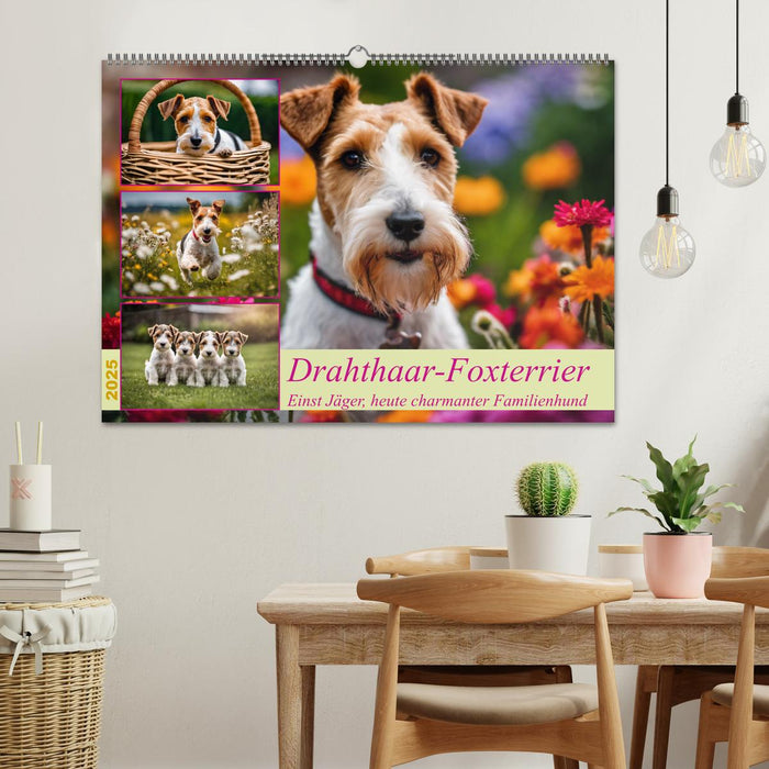 Drahthaar-Foxterrier (CALVENDO Wandkalender 2025)