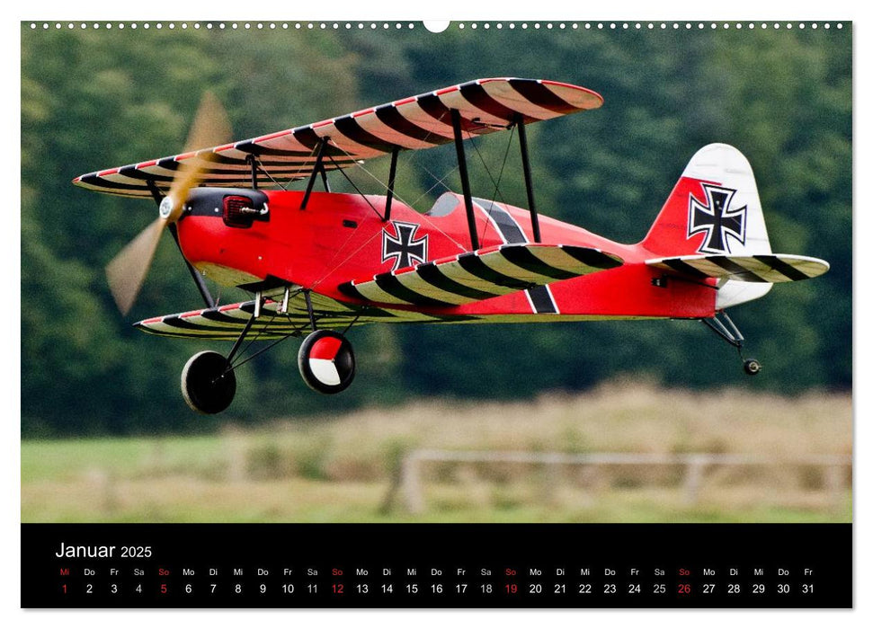 Dies und das vom Modellflugplatz (CALVENDO Premium Wandkalender 2025)