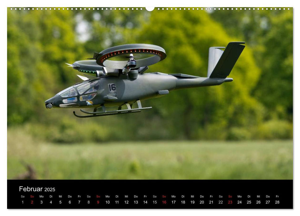 Dies und das vom Modellflugplatz (CALVENDO Premium Wandkalender 2025)