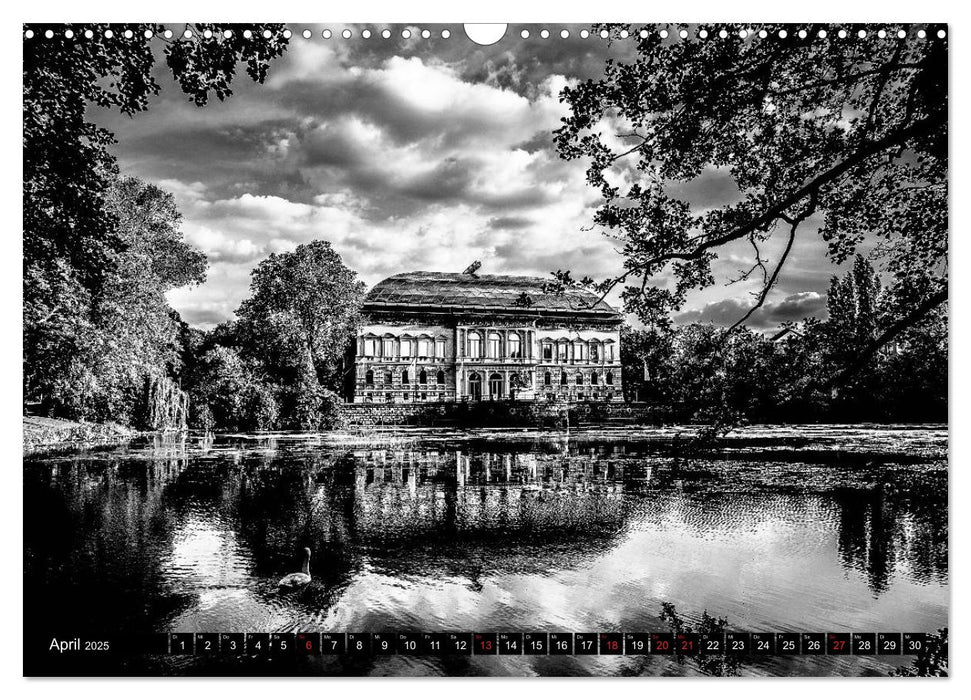 DÜSSELDORF MONOCHROME ANSICHTEN (CALVENDO Wandkalender 2025)