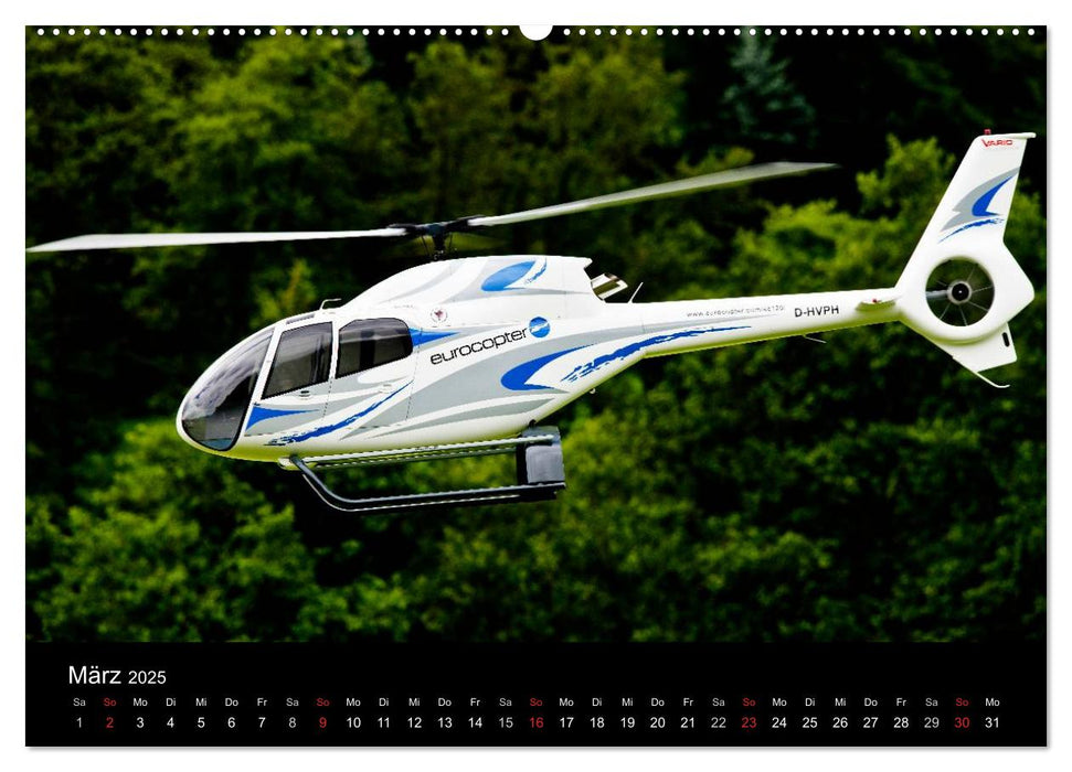 Modellhelis (CALVENDO Premium Wandkalender 2025)