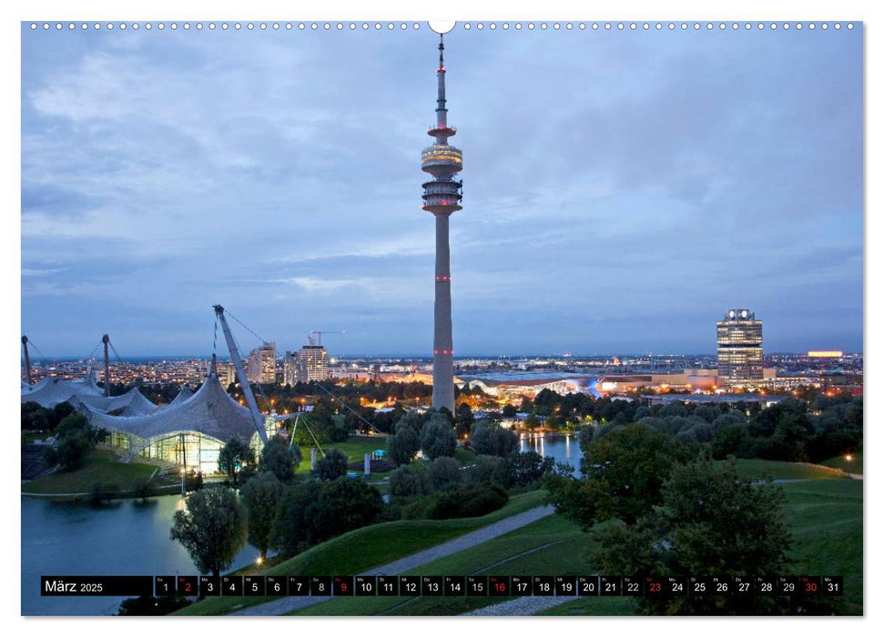 Landeshauptstadt München (CALVENDO Premium Wandkalender 2025)