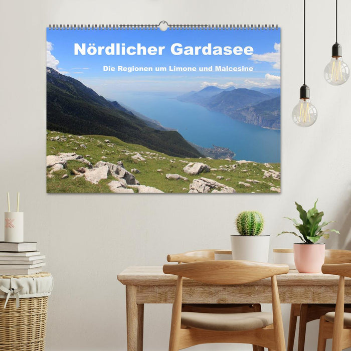 Nördlicher Gardasee - Die Regionen um Limone und Malcesine (CALVENDO Wandkalender 2025)
