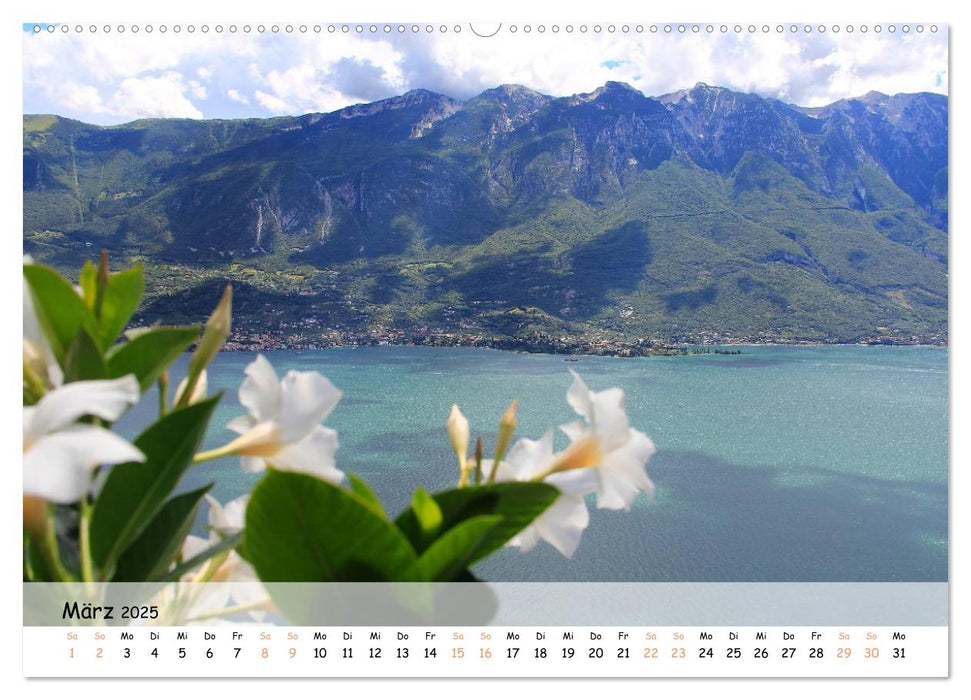 Nördlicher Gardasee - Die Regionen um Limone und Malcesine (CALVENDO Wandkalender 2025)