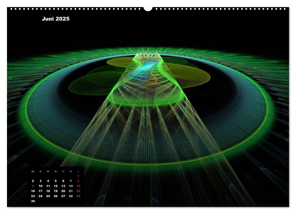 fraktal fatal no. 3 Partikel & Wellen (CALVENDO Premium Wandkalender 2025)