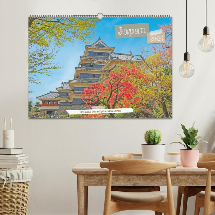 Japan das Land der aufgehenden Sonne (CALVENDO Wandkalender 2025)