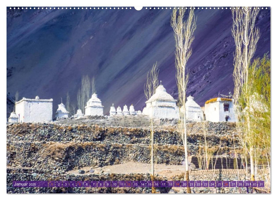 Die Baukunst von Ladakh (CALVENDO Premium Wandkalender 2025)