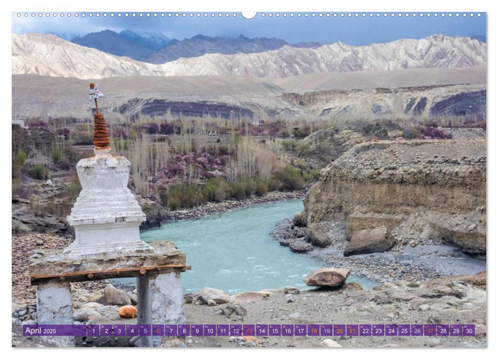 Die Baukunst von Ladakh (CALVENDO Premium Wandkalender 2025)