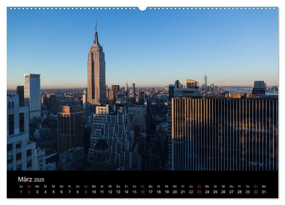 Zu Besuch in New York (CALVENDO Premium Wandkalender 2025)