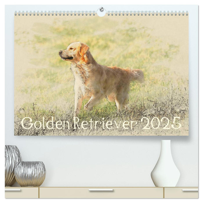 Golden Retriever 2025 (CALVENDO Premium Wandkalender 2025)