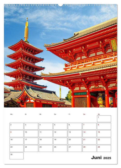 Schreine und Tempel - Heiligtümern in Japan (CALVENDO Wandkalender 2025)