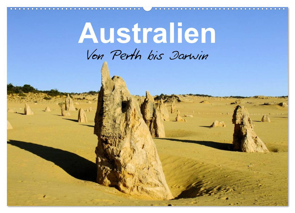Australien - Von Perth bis Darwin (CALVENDO Wandkalender 2025)