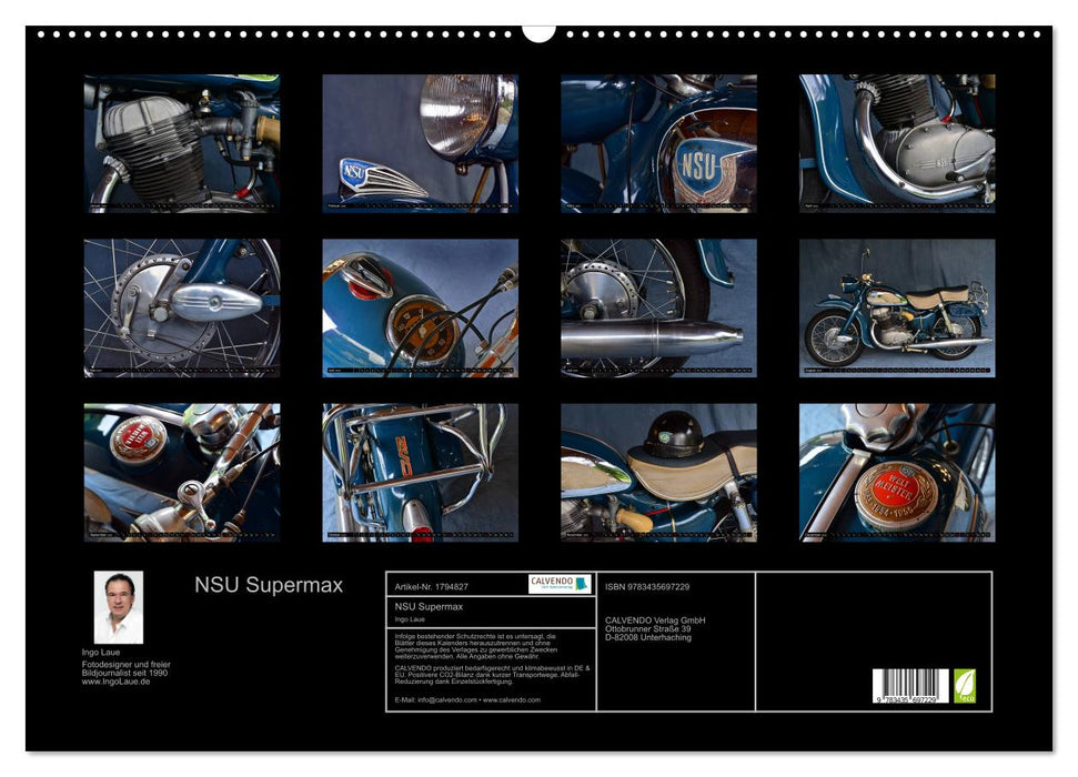 NSU Supermax (CALVENDO Wandkalender 2025)