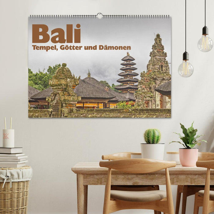 Bali - Tempel, Götter und Dämonen (CALVENDO Wandkalender 2025)