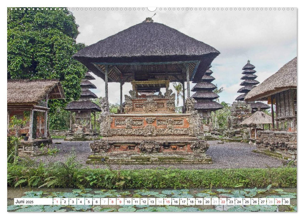 Bali - Tempel, Götter und Dämonen (CALVENDO Wandkalender 2025)