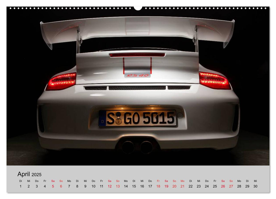 Porsche GT3RS 4,0 (CALVENDO Premium Wandkalender 2025)